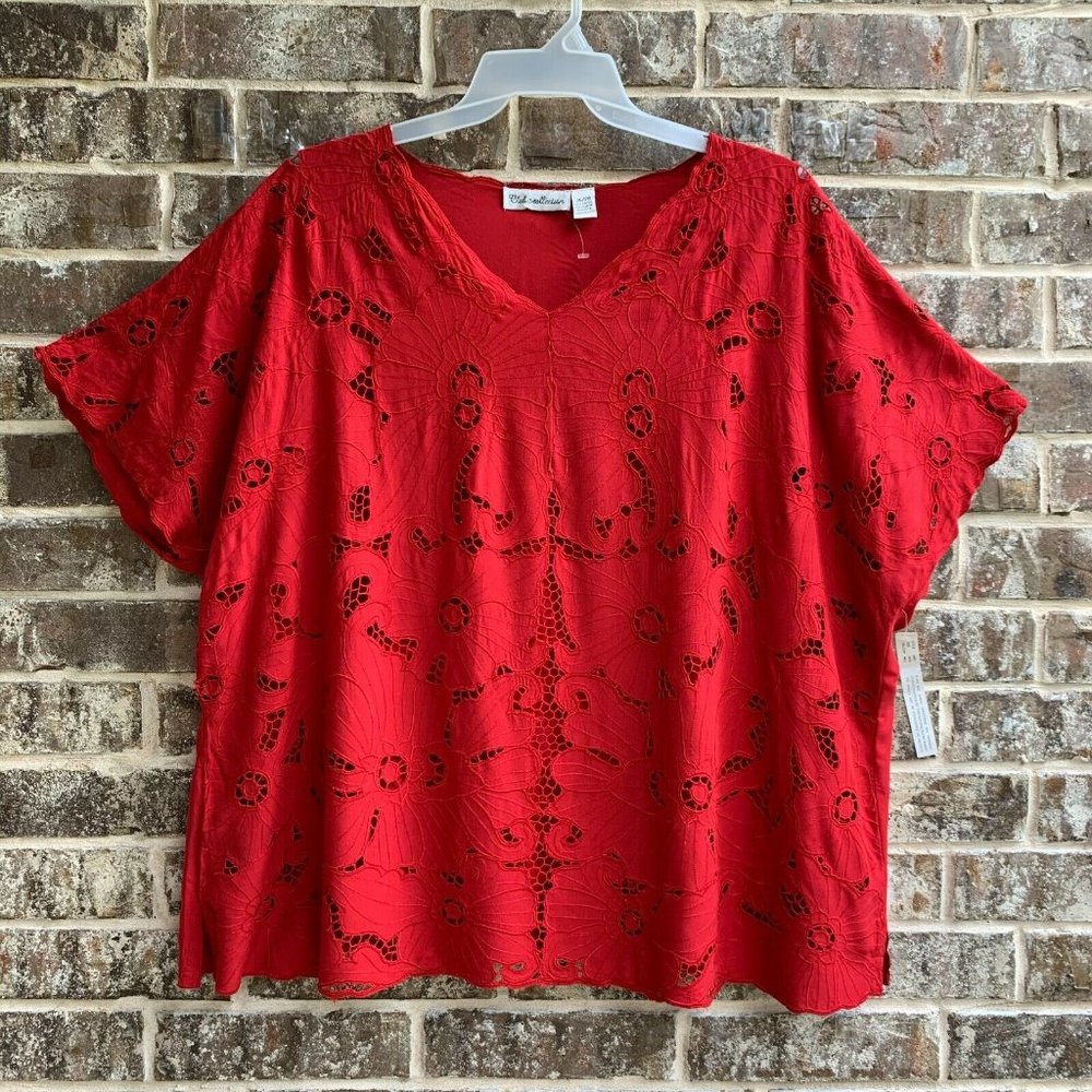 Club Z Collection Women's Short Sleeves Top Blouse